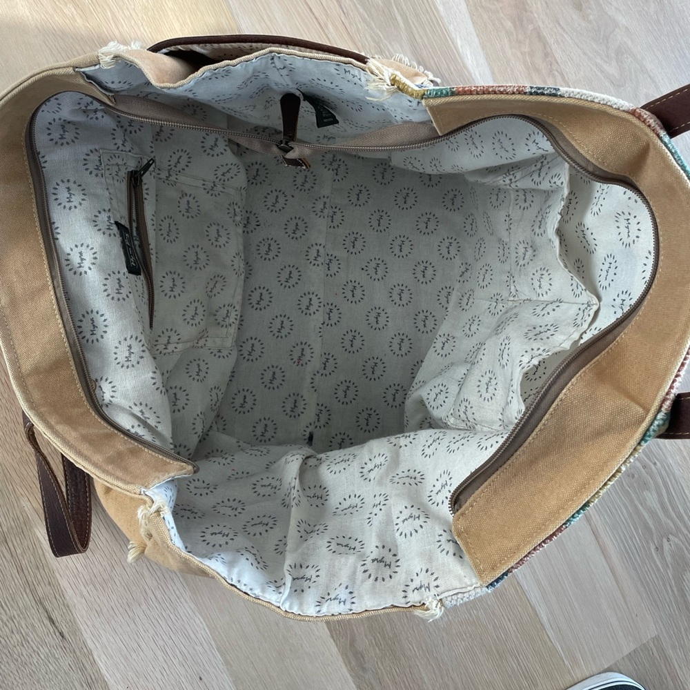 Myra Bag Multicolor Quilt Pattern Weekender
Boho Upcycled - Picture 8 of 13